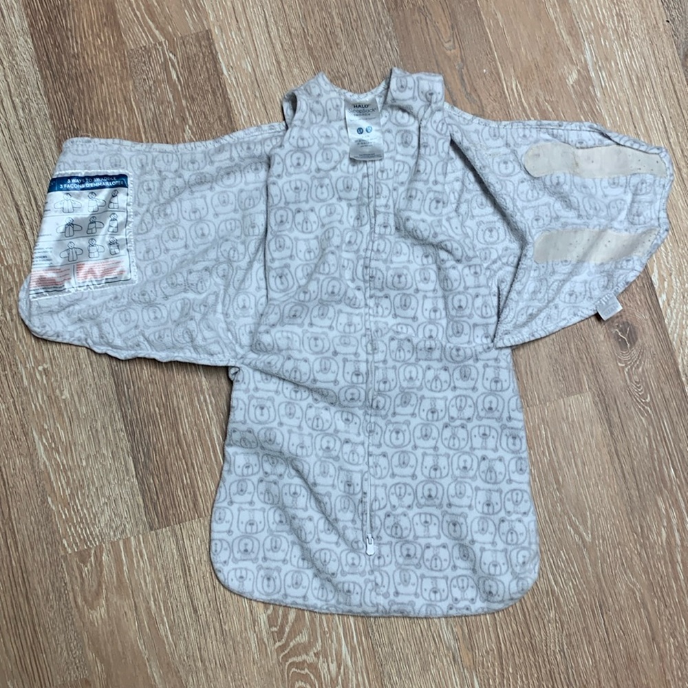 Halo fleece sleep sack. Size 3-6 months.